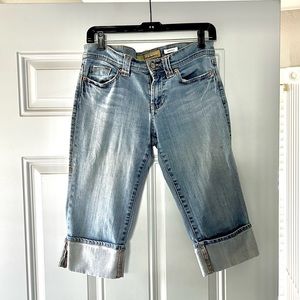 Denim Jean Long Shorts